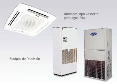 Rosa Climatizacion . unidade_tipo_cassette_equipos_de_precision.html